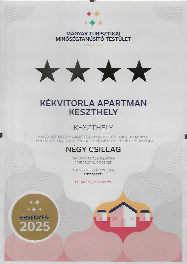 Kekvitorla Apartman Keszthely Exteriör bild